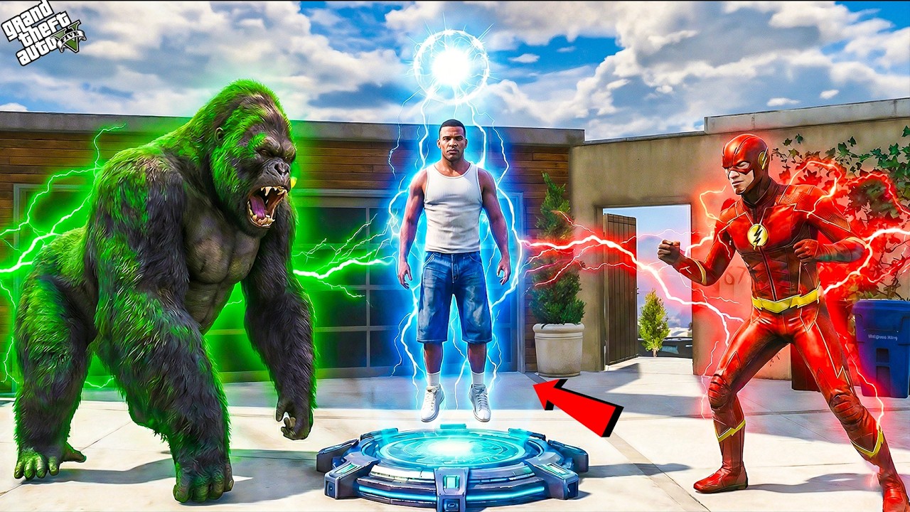 Franklin Turns Into Different Superhero And Creatures Using a Soul Changer Machine ! (GTA 5 Mods)