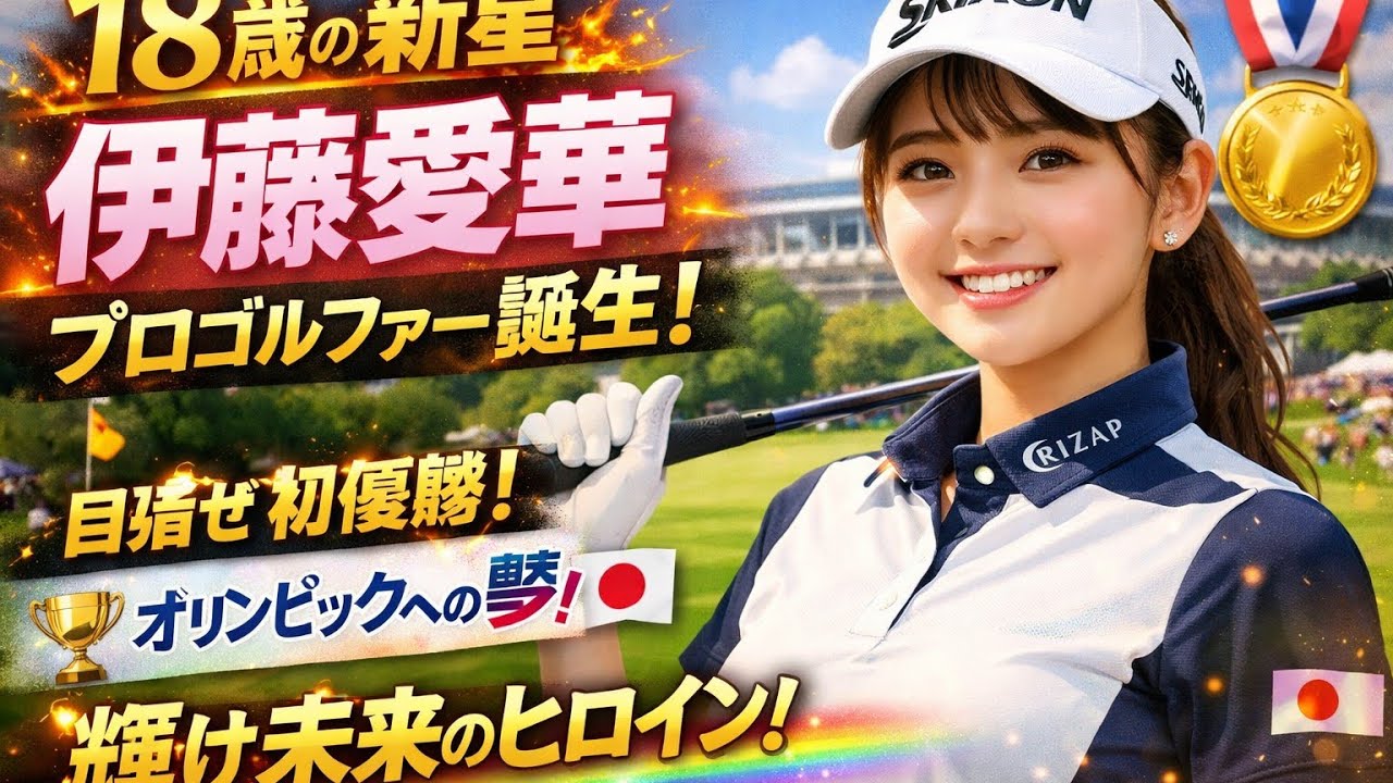 🌟⛳未来へ羽ばたく18歳✨伊藤愛華、プロ初年度に懸ける夢と決意🏅🇯🇵
