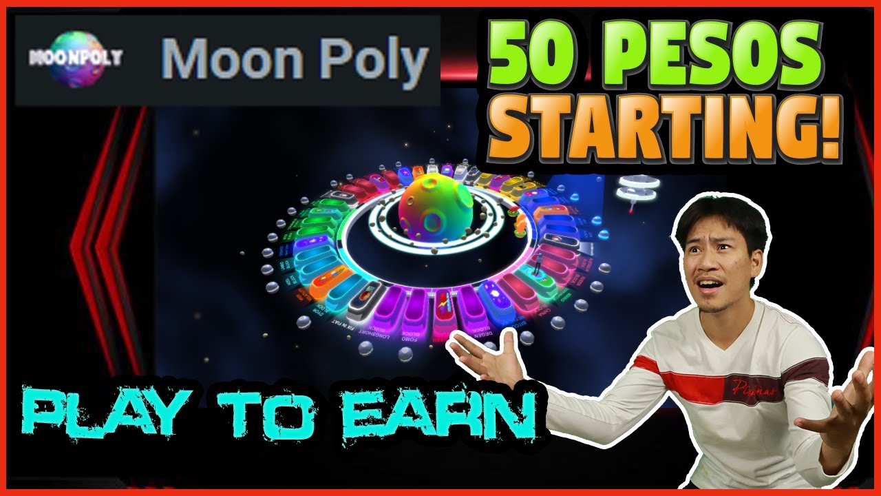 PLAY TO EARN MOONPOLY - 50 PESOS STARTING - CHEAP INVESTMENT - BEST NFT GAMES - BLOCKCHAIN GAMES