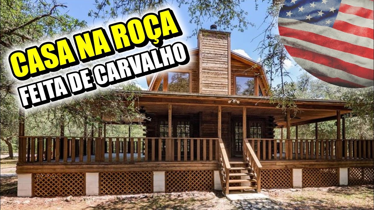 CASA NA ROÇA FEITA DE CARVALHO (Florida USA)