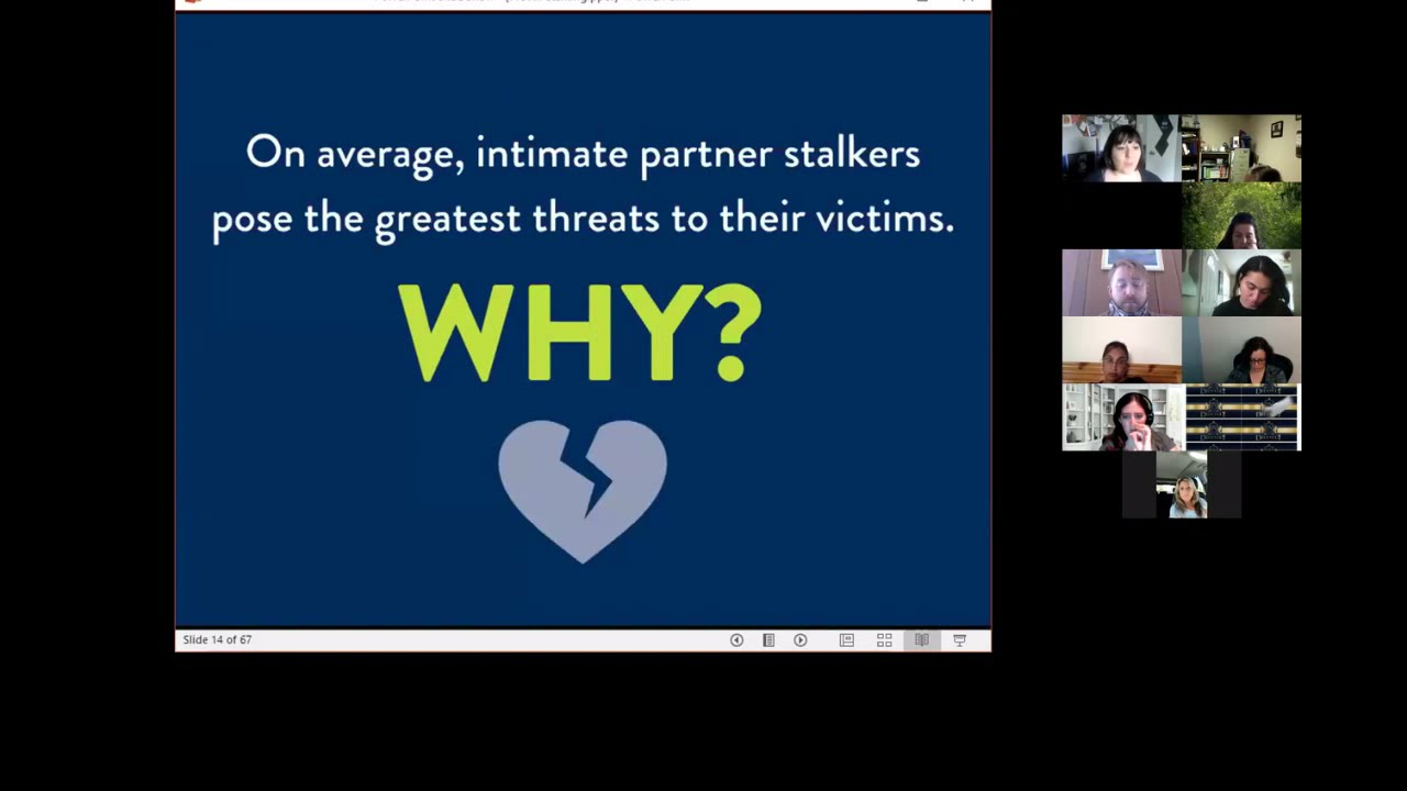 Beyond Intimate Partner Stalking: Acquaintance, Stranger, and Family Offenders Webinar (8/21)