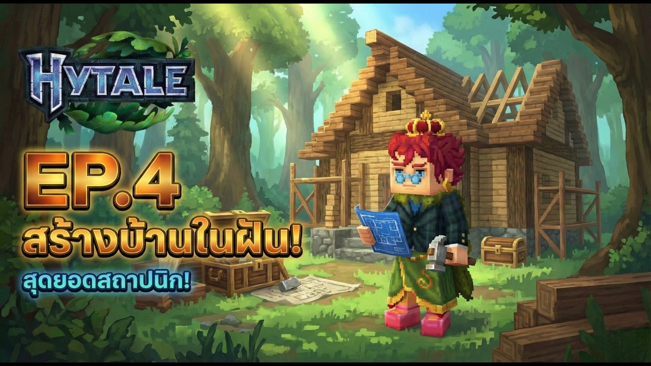 Hytale EP.4 - ได้เวลาสร้างบ้าน! ปักหลักปักฐานอย่างเป็นทางการ 🔨