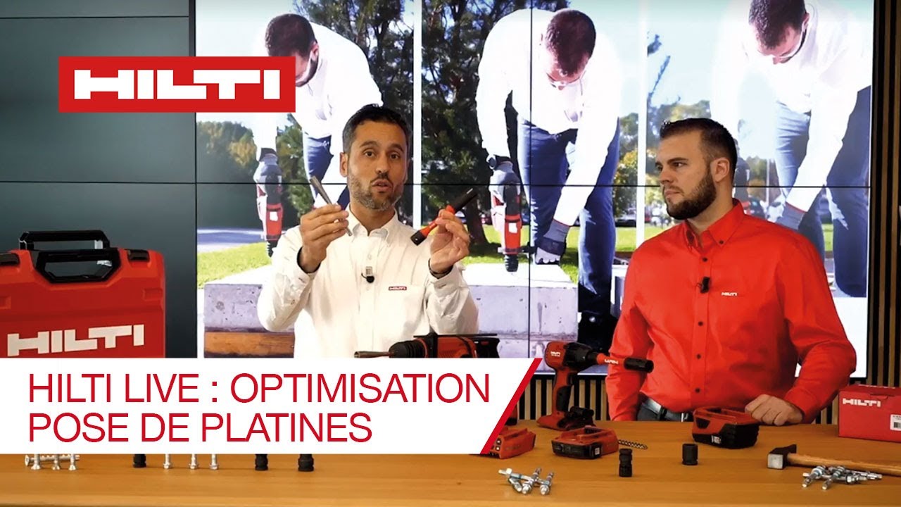 HILTI LIVE Optimisez vos poses de platines