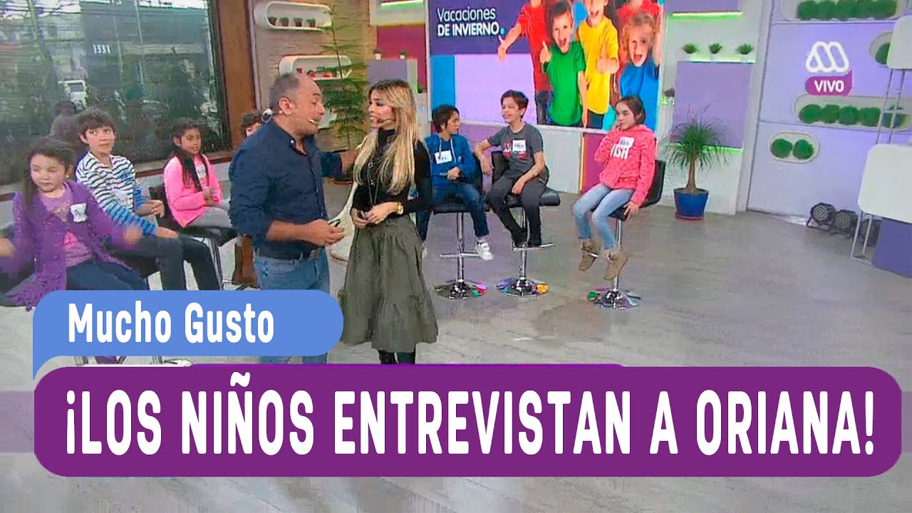 Minigusto - Los niños entrevistan a Oriana Marzoli - Mucho Gusto 2016