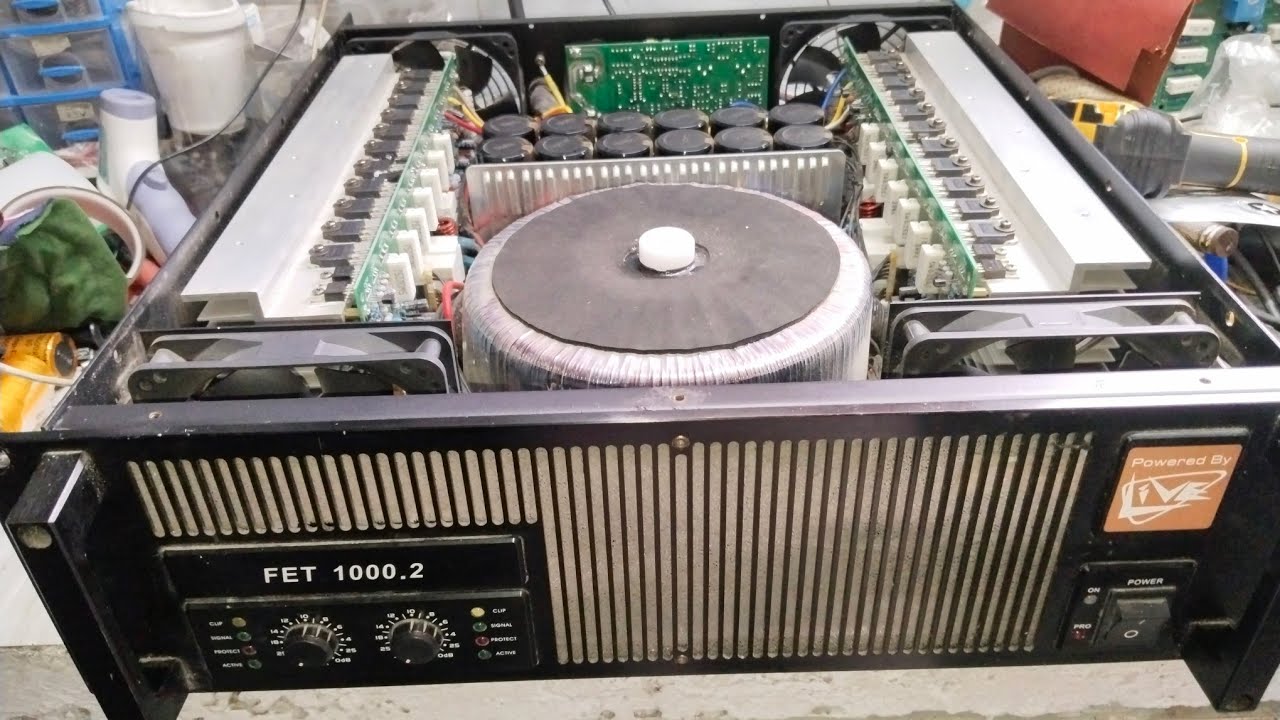 LIVE FET 1000.2 POWER AMPLIFIER WALANG SOUND WALANG TUNOG PAANU AYUSIN