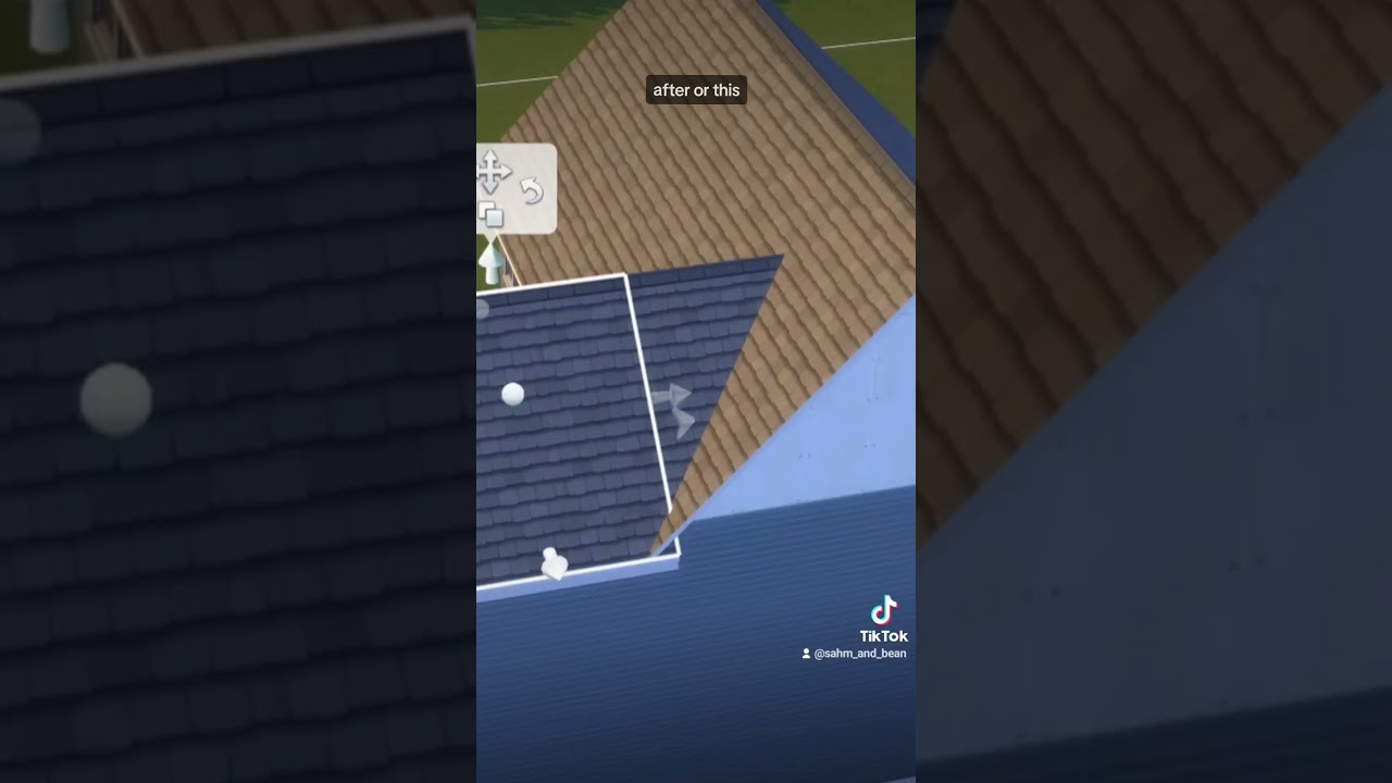 how to move one eave on a roof in the Sims 4 - Mac, PC, Xbox, PS friendly tutorial