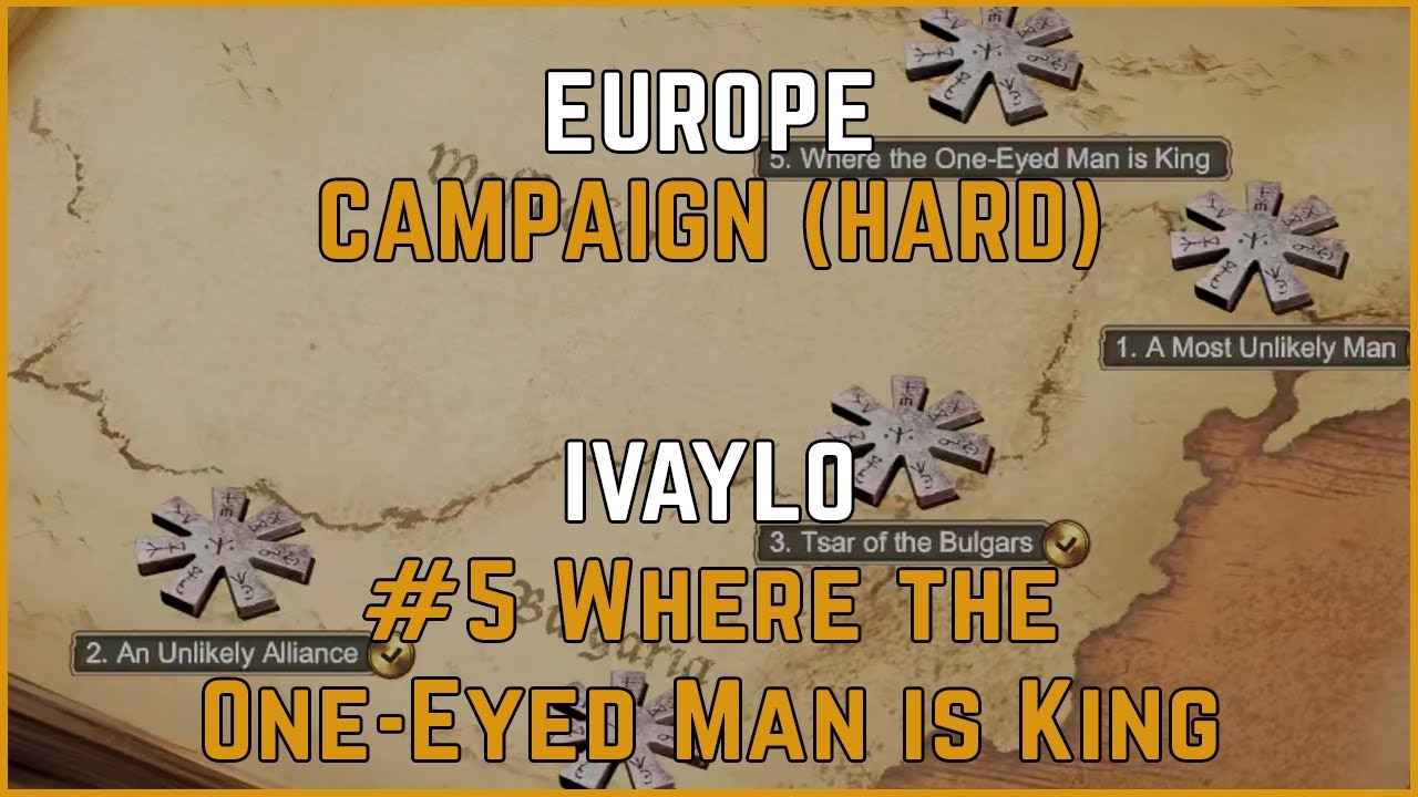 Ivaylo #5: Where the One-Eyed Man is King (Hard) AoE2:DE Campaigns, Europe