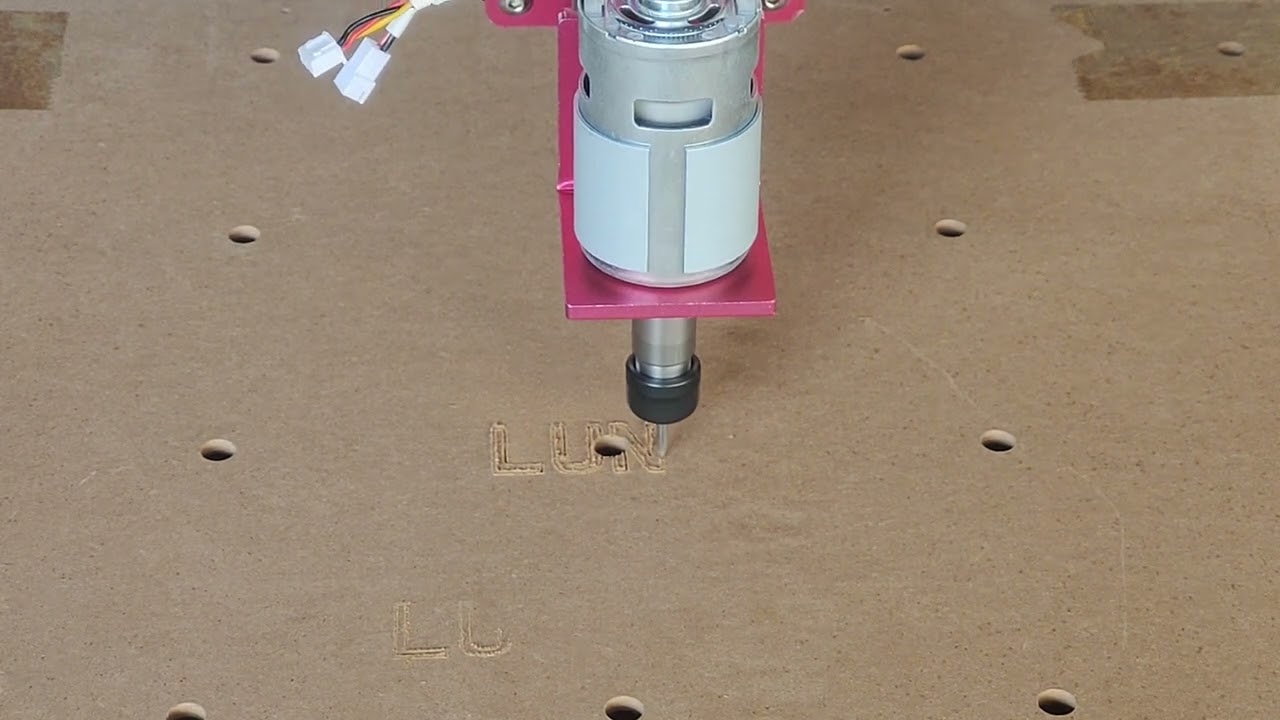 Cloud L10 with CNC axis on MDF