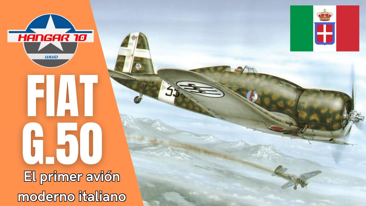 Fiat G.50 Freccia | El primer avión moderno italiano