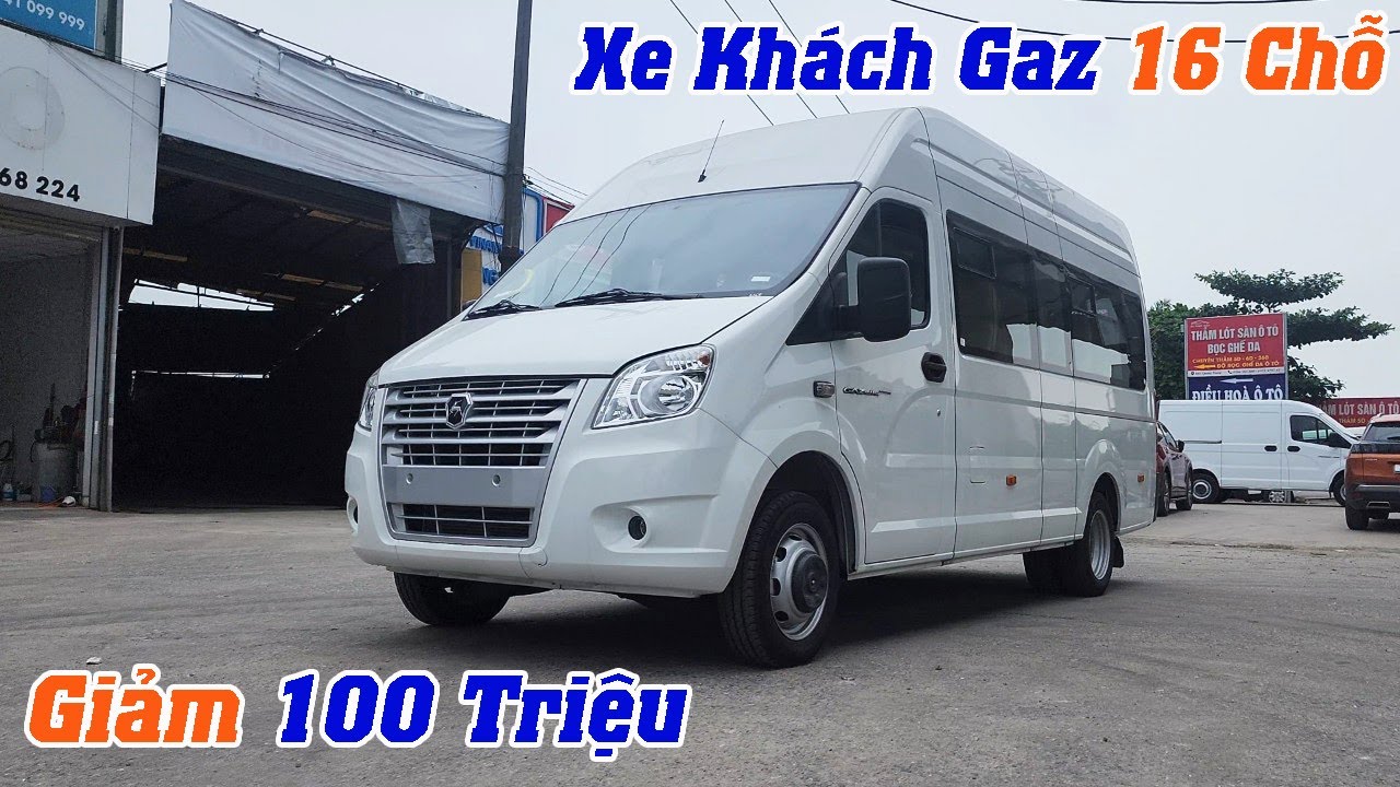 Năm 2024 Báo giá Xe Gaz 16 chỗ đời 2023 giảm ngay 100 triệu.