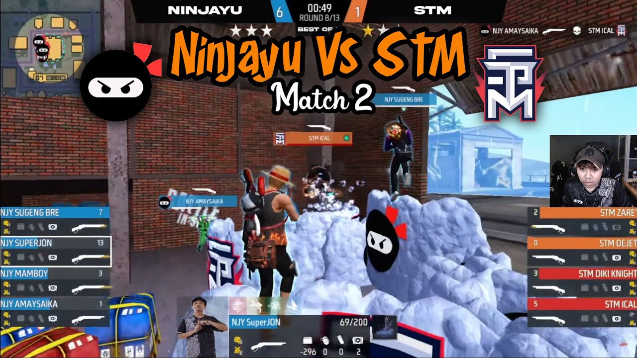 GILA SUPERJON NGAMUK AUTO OBOK2 STM?! - NINJAYU Vs STM MATCH 2