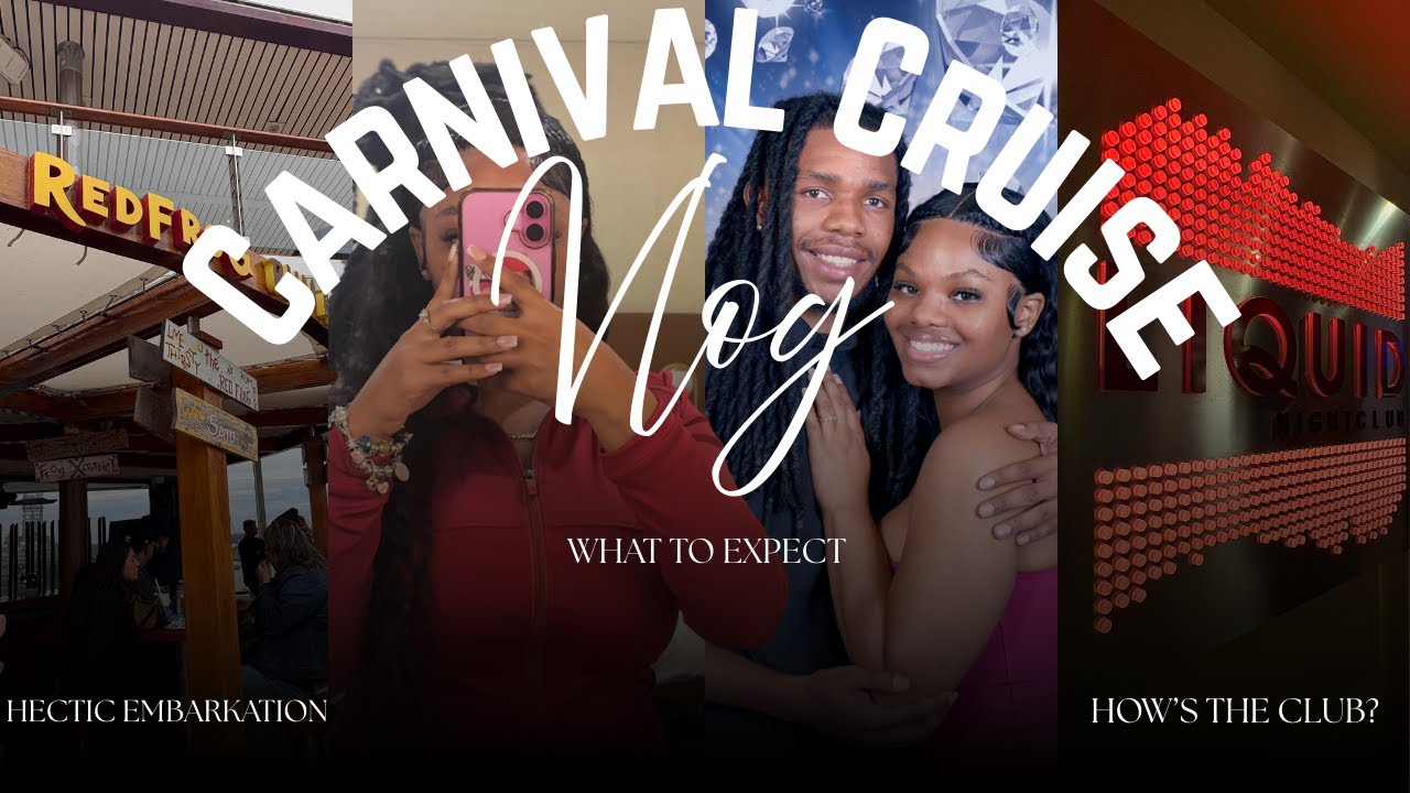 Cruise Vlog Pt. 1: Carnival Breeze | Embarkation Day | Elegant Night | Nightclub & More!