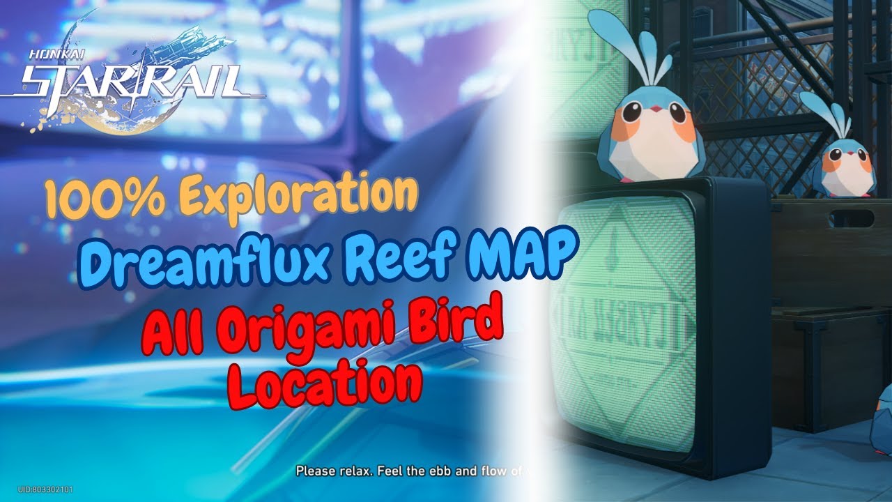 [Honkai: Star Rail] Dreamflux Reef All Origami Bird Location