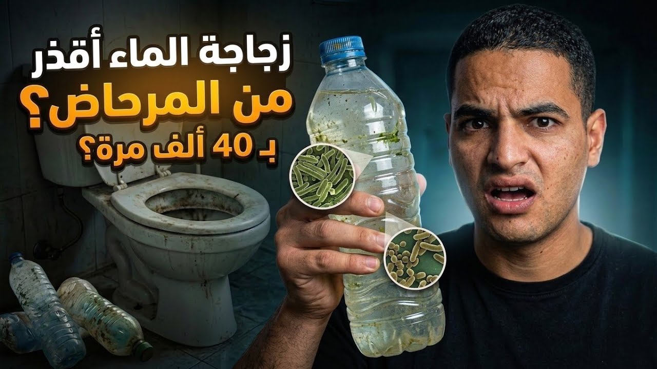 زجاجة الماء أقذر من المرحاض ب 40 الف مرة | المنارة 