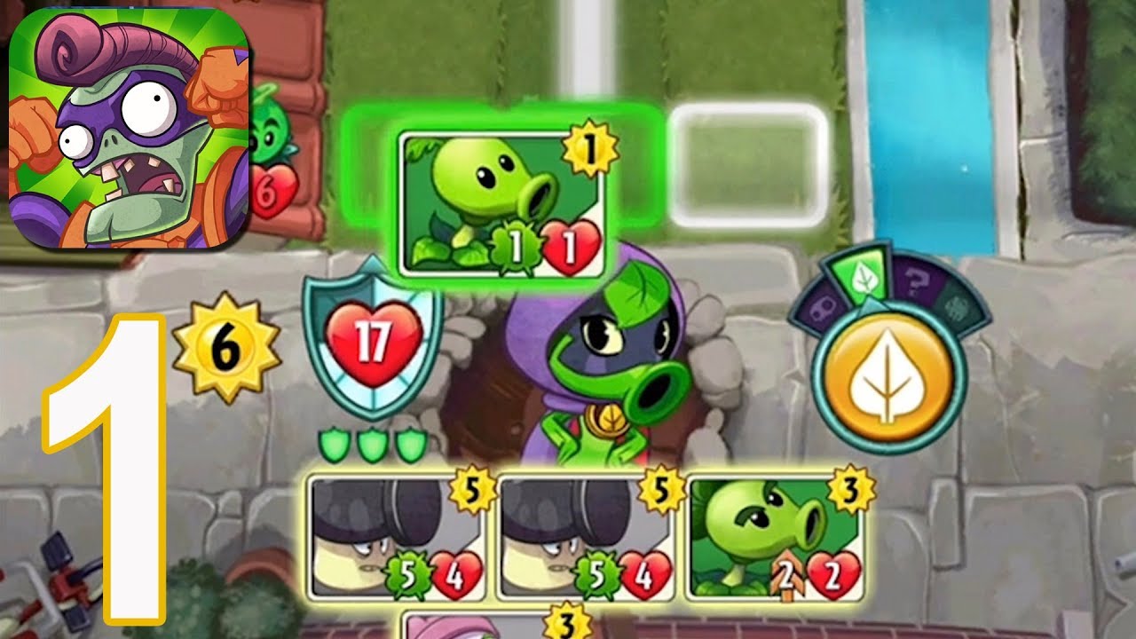 Plants vs. Zombies Heroes - Gameplay Walkthrough Part 1(iOS, Android)
