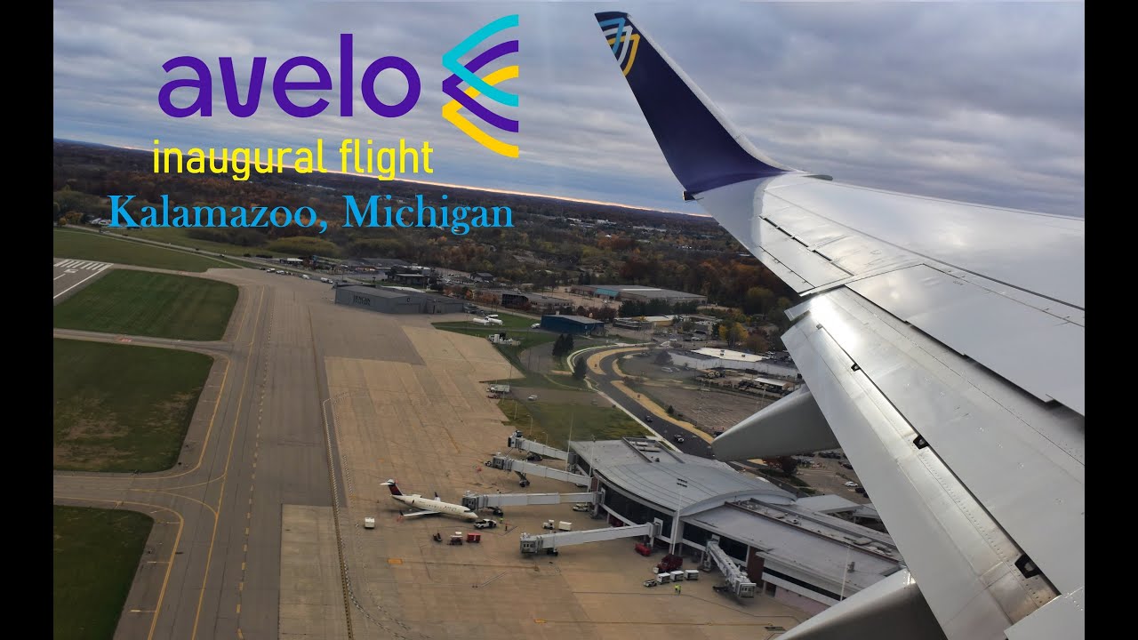Avelo Airlines Inaugural Kalamazoo, Michigan
