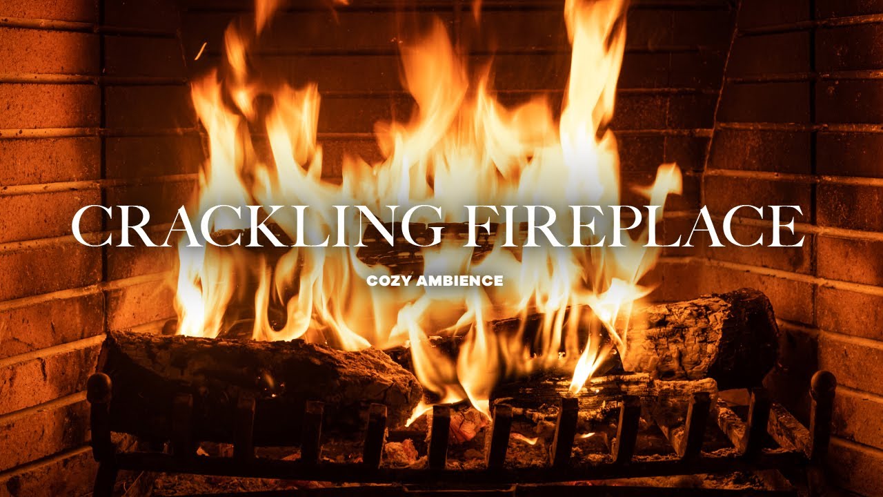 12 Hours Crackling Fireplace Sounds – Deep Sleep, Relaxation & Cozy Ambience