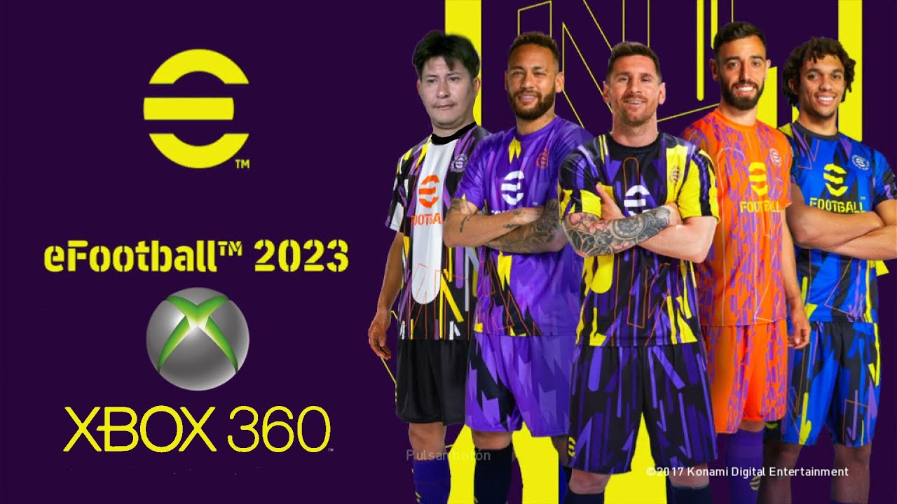 probando parche de PES  EFOOTBALL 2023 ( xbox 360 rgh)