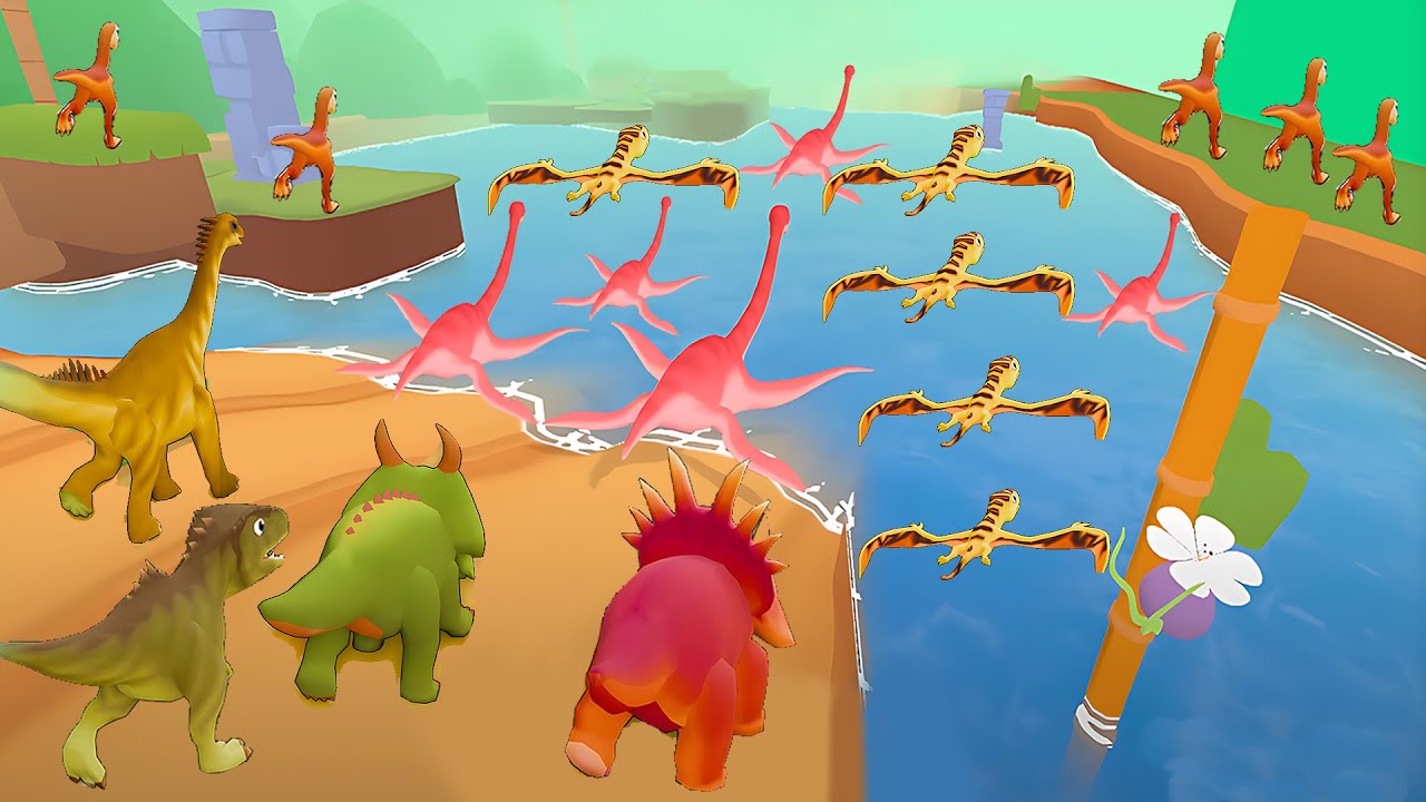 Dino Shifting 🏃&zwj;♂️🚗🚲🚦All Levels Gameplay Walkthrough Android,ios Max Level 94