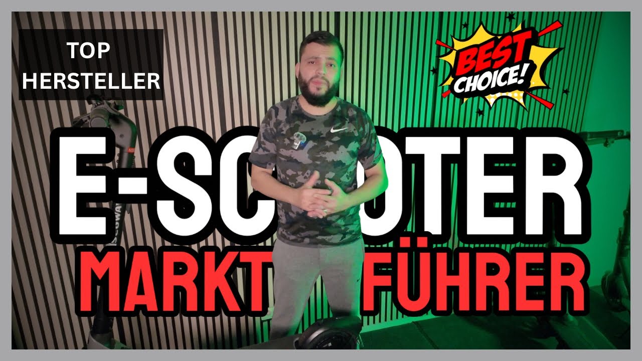 Wer ist der Marktf&uuml;hrer bei E-Scootern? Top Hersteller  2025 im gro&szlig;en Vergleich