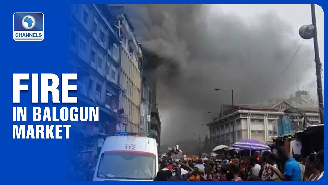 Fire Erupts In Balogun Market