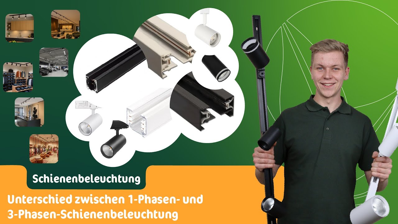 Unterschied zwischen 1-Phasen- und 3-Phasen-Schienenbeleuchtung | LedLoket erklärt