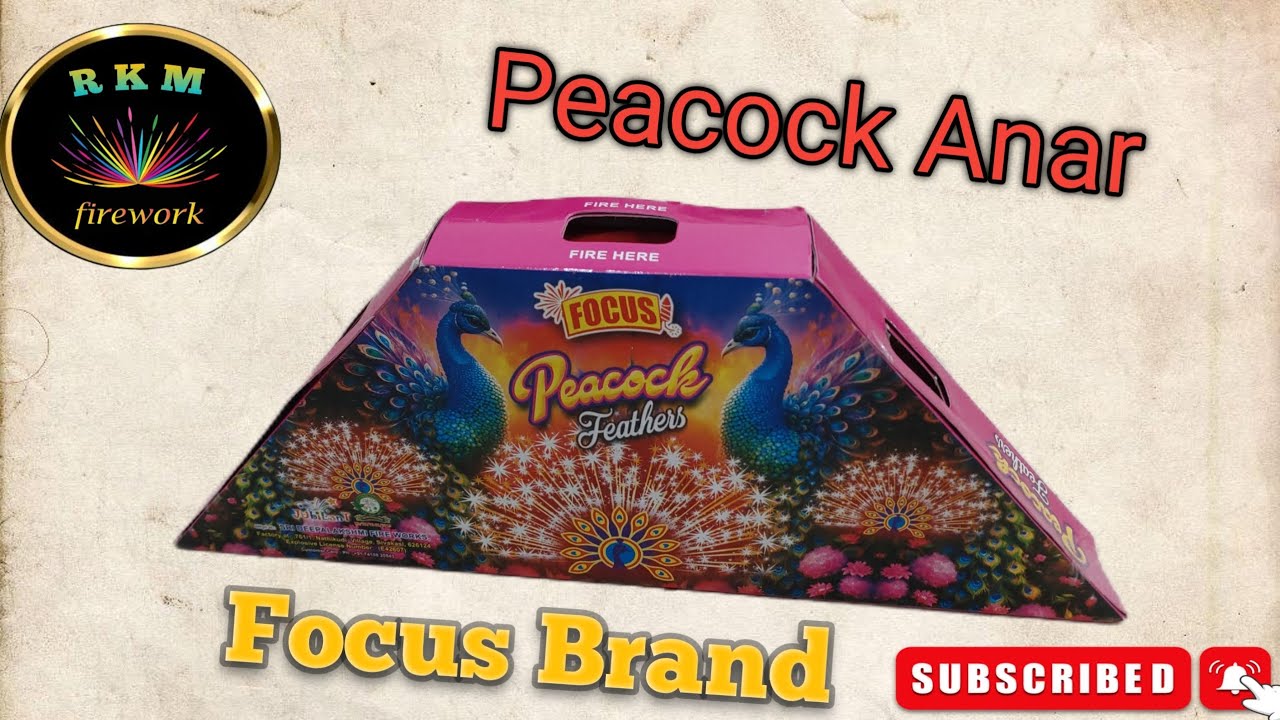 Peacock Anar - Focus Brand Diwali crackers testing video 