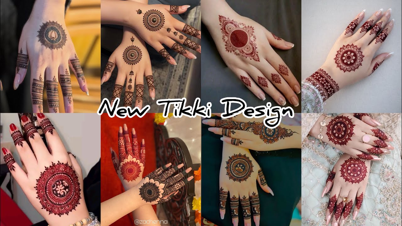Beautiful Mehndi Tikki Design for Hands 🙌 Simple & Elegant mahandi design For girls