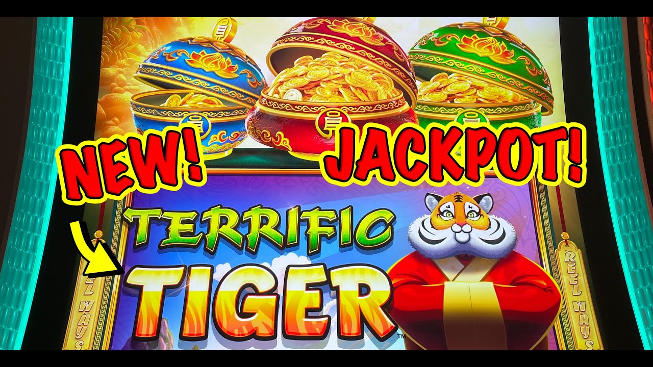NEW SLOT: Terrific Tiger JACKPOT HANDPAY   it kept retriggering!!!