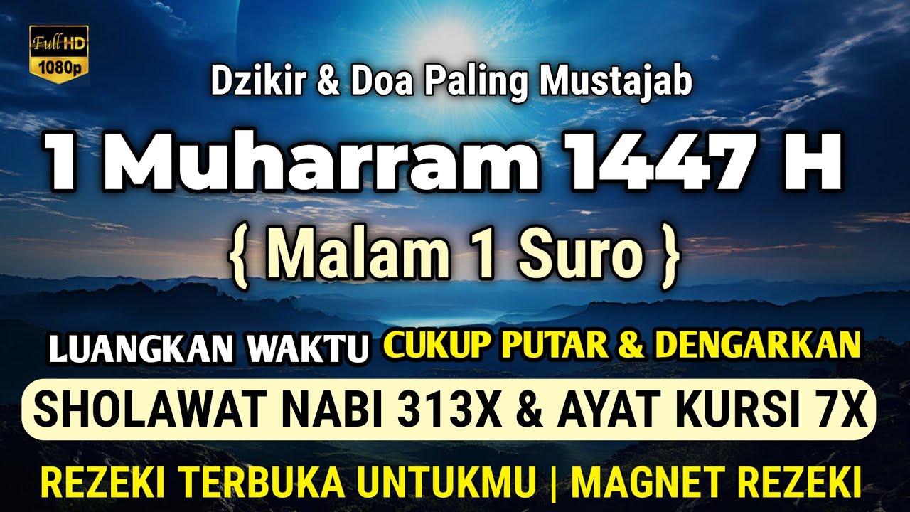 DZIKIR DI MALAM 1 MUHARRAM | DZIKIR MUSTAJAB 1 SURO &ndash; Alaa Aqel