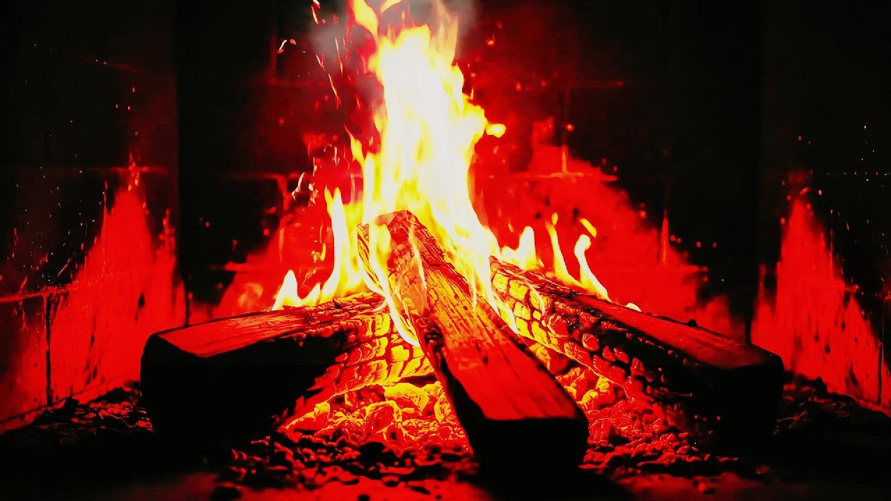 🔥 Fireplace UHD! Cozy Fireplace Ambience with Real Crackling Fire Sounds
