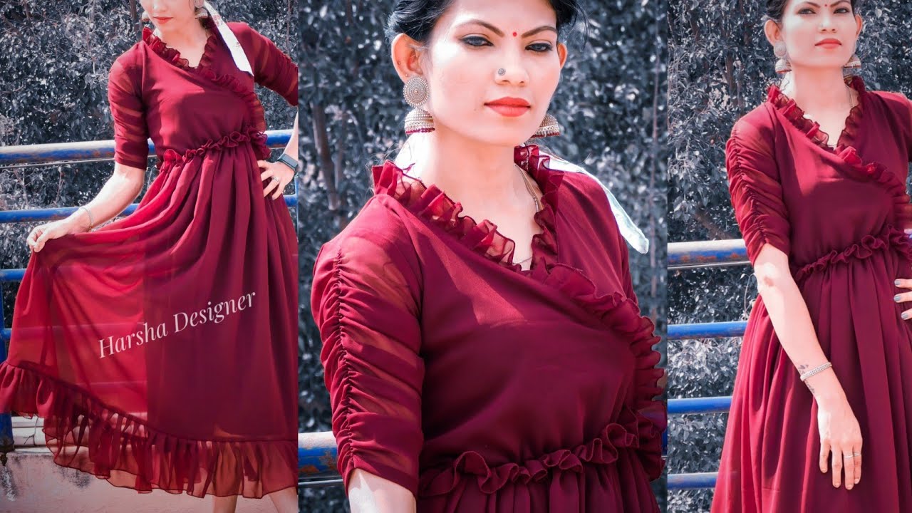 Trendy top cutting and stitching Malayalam tutorials/