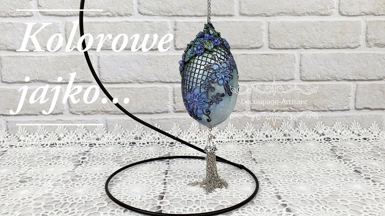 Kolorowe jajko# Colored egg# DIY tutoeial..