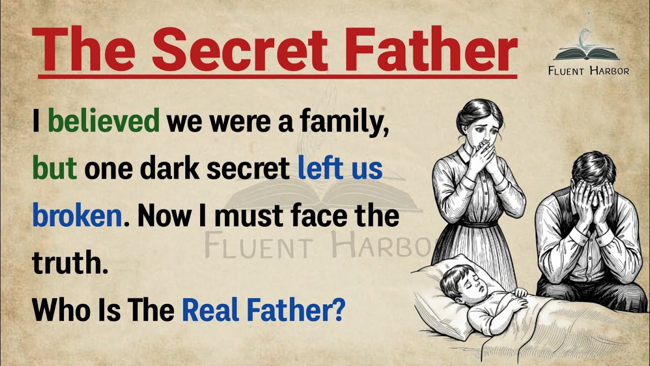 Learn English Through Story 🔥 The Secret Father | Level 3 Listening Practice