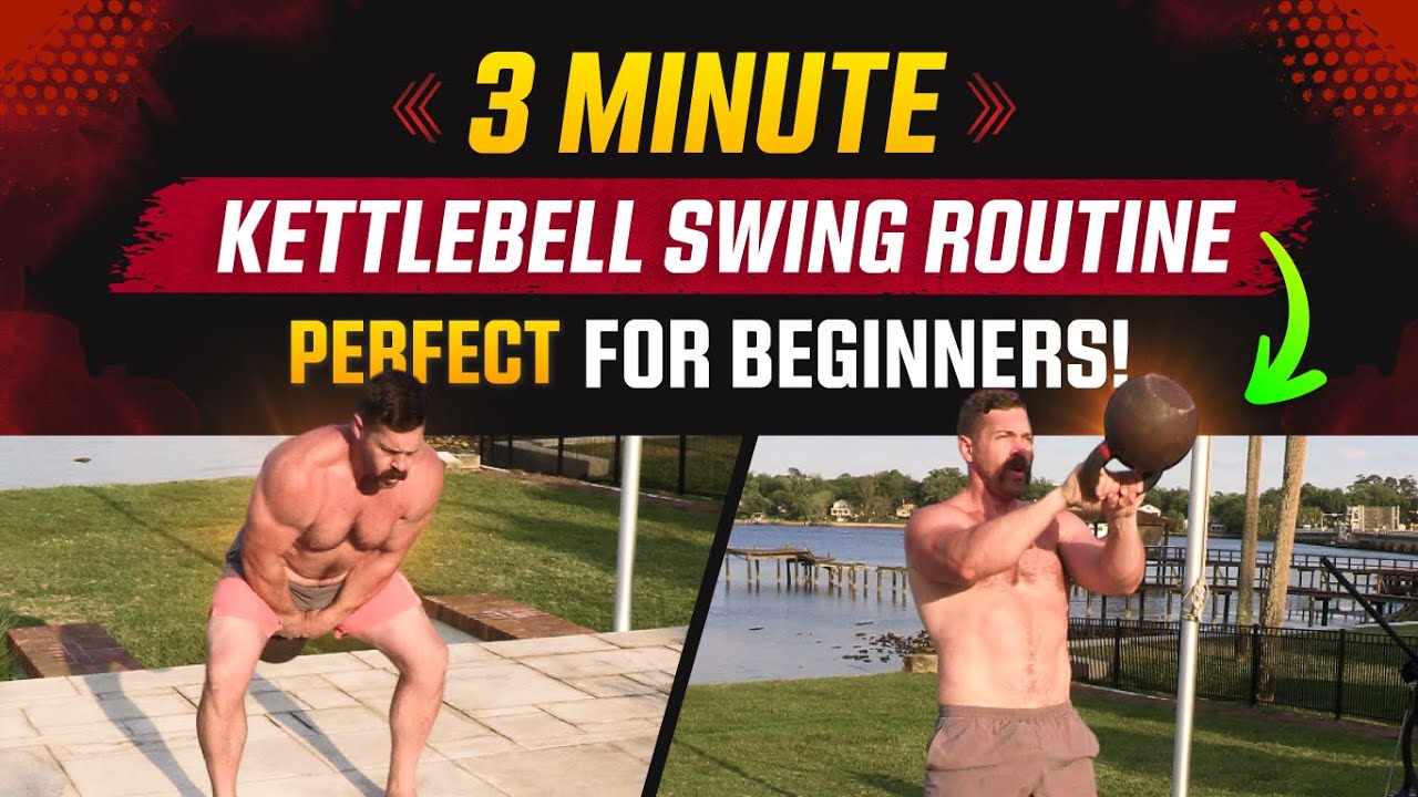 Beginner Fat Burning Kettlebell Swing Routine | Coach MANdler