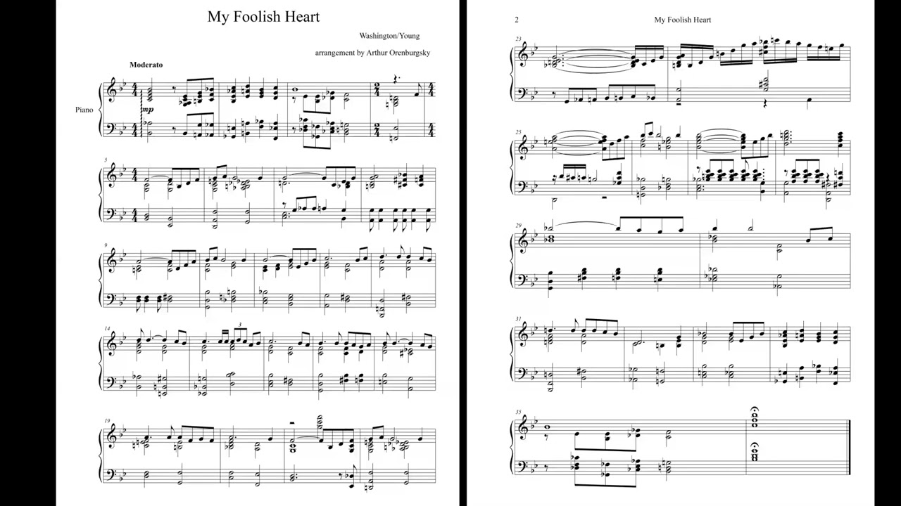 MY FOOLISH HEART
