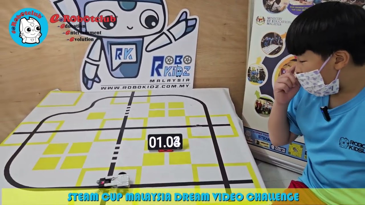 Jayden Tan's Autonomous Line Tracing Car | STEAM CUP Malaysia Dream Video Challenge 2023