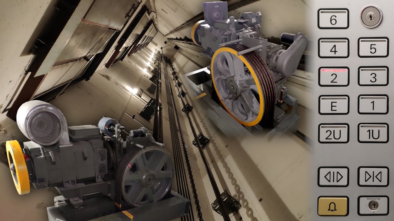 2 80s SCHINDLER Touch M-Series Dynatron 2 Lifts in Chur, Switzerland