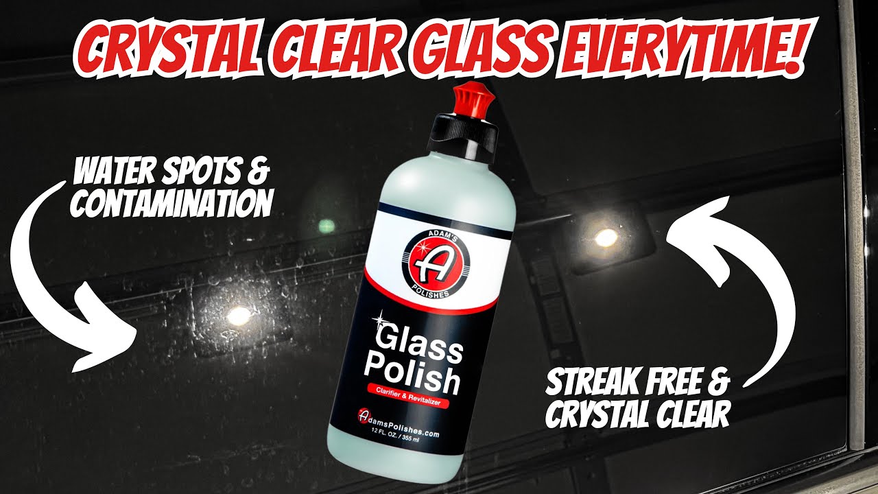 I Test Adam's Glass Polish That Promises Crystal Clear, Haze Free, Spot Free Glass!