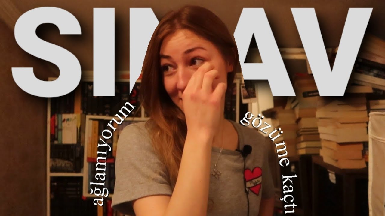 sınava girdim...yine