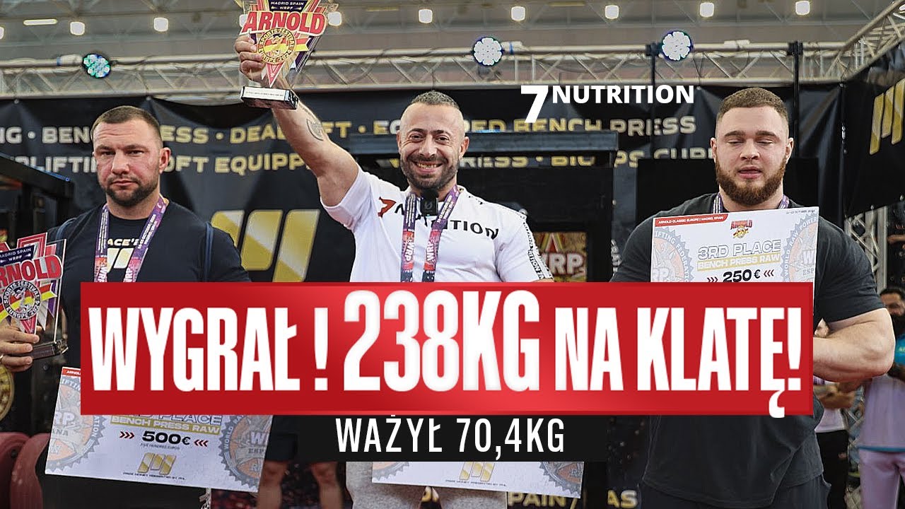 Roman Eremashvili nowym rekordzistą świata! W wyciskaniu pokonał dwa razy cięższych od siebie!