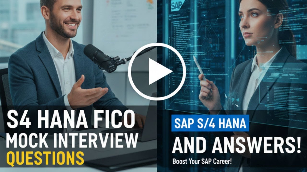 SAP FICO | S4 HANA FICO Mock Interview Questions and Answers