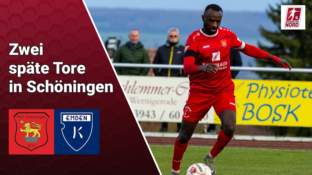 FSV Sch&ouml;ningen - Kickers Emden | Regionalliga Nord | 23. Spieltag 2025/26