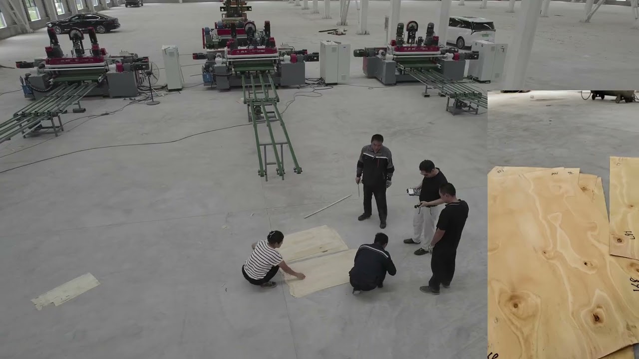 Watch This Veneer Peeling Machine Take On a Real Construction Test!