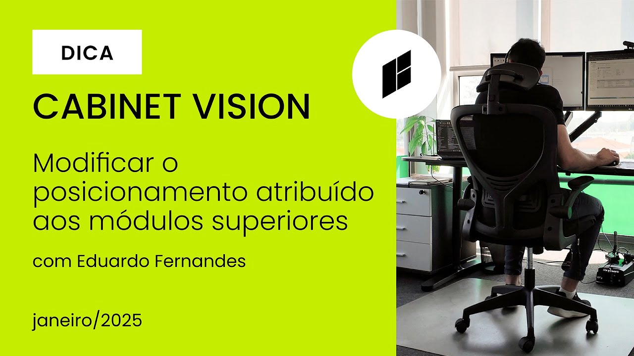 Dica 30 CABINET VISION - Modificar o posicionamento atribuído aos módulos superiores