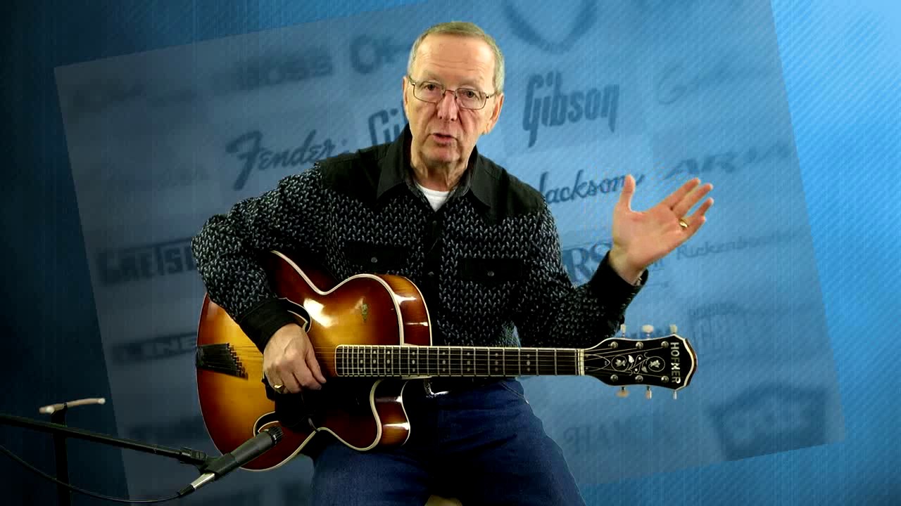 Vintage Guitars for Sale - 1959 Vintage Hofner The President Arch Top Soft shell Case - 515-864-6136