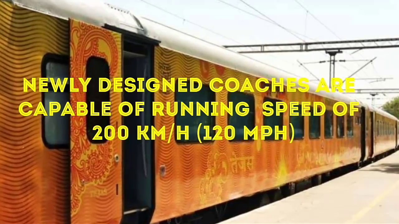 India's first high speed and luxury  Mumbai to Goa TEJAS EXPRESS TRAIN