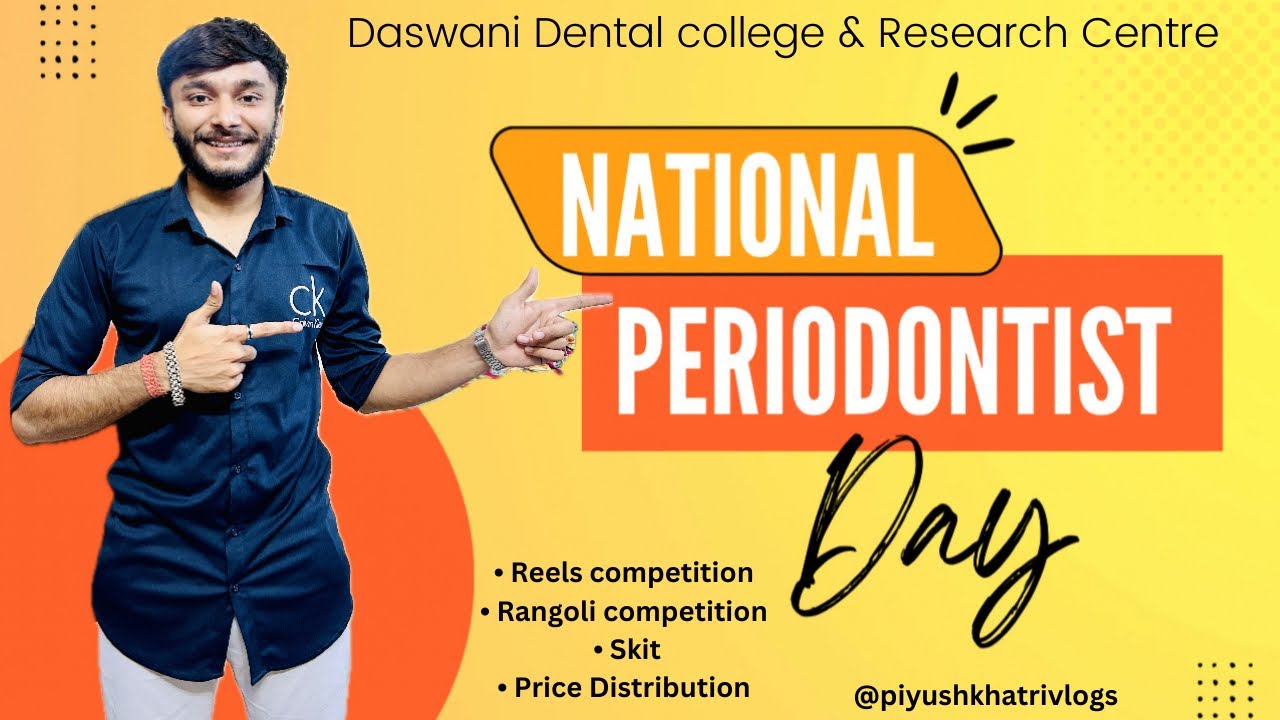 Celebrating National Periodontist Day | Dentistry | DDCRC | piyushkhatrivlogs | Kota | University
