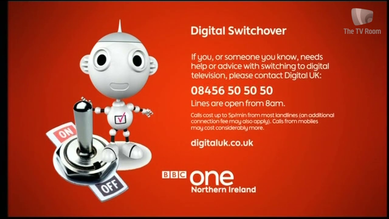 BBC One Northern Ireland continuity and analogue switchoff | 2012-10-23