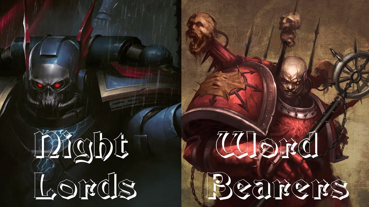 Night Lords und Word Bearers (fluff / deutsch)